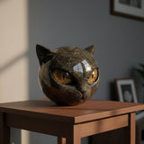 Black Stone Guardian Cat
