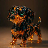 Crystal Dachshund Figurine