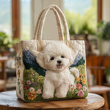 Quilted Artisanal Bag - Enchanted Dog