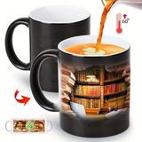 Ceramic Mug with Enchanted Shelf and Thermal Effect