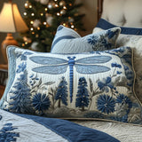 Quilted Cushion Cover - Wings in the Wind