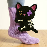 Grace Black Cat Socks
