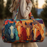 Quilted Horse Travel Bag