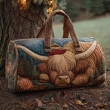 Matelassé Farm Cow Travel Bag