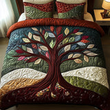 3-Piece Quilted Bedding Set - Nature's Embrace