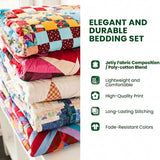 3-Piece Quilted Bedding Set - Golden Dragonfly