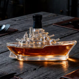 Warship Design Whisky Bottle