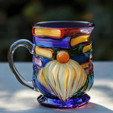 Handcrafted 3D Gnome Mug for Book Lovers