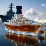 Warship Design Whisky Bottle