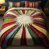 3-Piece Quilted Bedding Set - Solar Glow