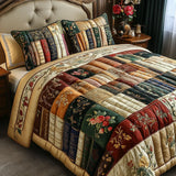 3-Piece Quilted Bedding Set - Reader's Refuge