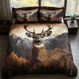 3-Piece Quilted Bedding Set - Forest Animals