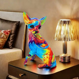 Animated Resin Table Lamp - Chihuahua