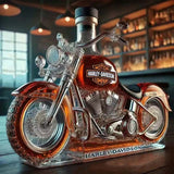 Motorcycle Whiskey Bottle