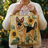 Artisanal Bag - Floral German Shepherd