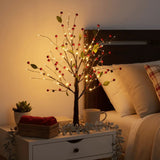 Tree with Red Flowers