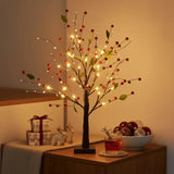 Tree with Red Flowers