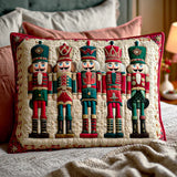Quilted Cushion Cover - Nutcracker Parade